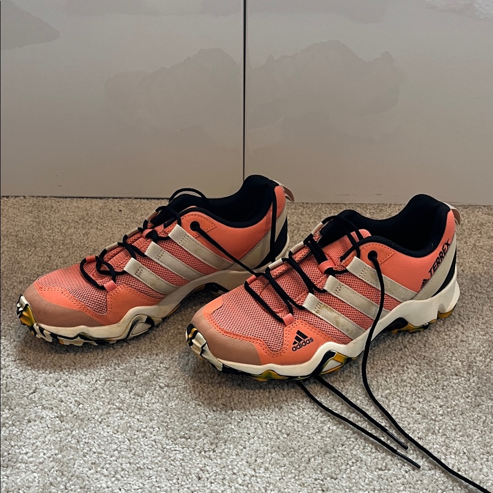Adidas Terrex Coral and Black Trail Shoes